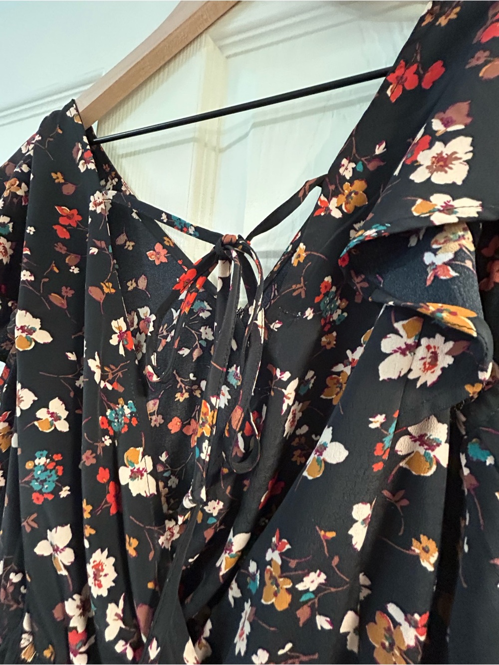 Maurices Black Floral High-Low Dress - Picture 2 of 6
